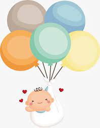 Baby Baby Vector Baby Png And Vector With Transparent Background For Free Download Baby Girl Clipart Baby Boy Newborn Baby Balloon