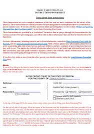 Worksheets are basic parenting plan instructionswork notice basic parenting plan instructions/worksheet notice about. 33 Sample Parenting Plan Templates In Pdf Ms Word