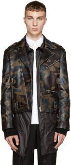 Pyer Moss Tricolor Camo Leather Jacket Leather Jacket Men S Leather Jacket Jackets