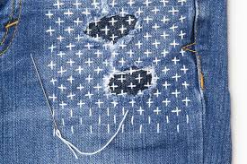 Instead Of Hiding Rips And Tears The Visible Mending Movement Turns Them Into Art Visible Mending Sashiko Make Do And Mend