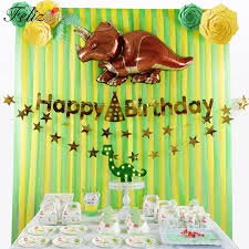 Diy dinosaur birthday party centerpiece is a perfect idea for cute dino decorations! Happy Birthday Balloons For Baby Shower Boy Adult Birthday Party Decorations 31ï½ï½ï½ƒï½‹ Icheap Dinosaur Birthday Balloons Decor Green Dinosaur Party Decor Toys Games Party Supplies Urbytus Com