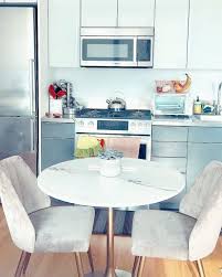 Modern City Living Featuring The Leilani Tulip Table And Chairs Small Kitchen Tables Dining Room Small Tulip Dining Table