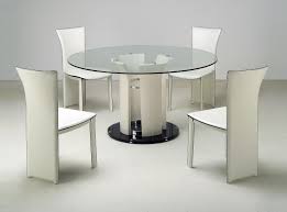 Deborah Deborah 5 Piece Dining Set By Chintaly Imports Glass Round Dining Table Modern Round Dining Room Table Metal Dining Room