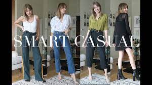 Ideally, most pieces of clothing can work with one another to form a variety of outfits for your professional life. Outfit Ideas For A Smart Casual Dress Code Youtube