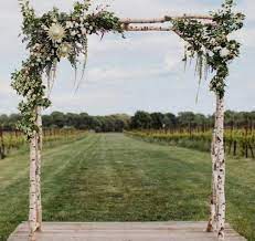 I adore the arches that are a real embodiment of spring: Birch Arbor Spoil Me Rotten Party Event Rentals