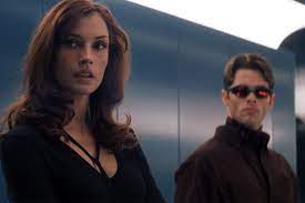 She previously worked with bill skarsgård in hemlock grove. X Men 2000