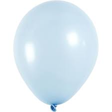 Balloons Round 23 Cm Light Blue 10 Pc 1 Pack 59161
