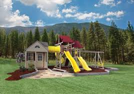 Pin By Nancy Hunter Arnold On The Yard Backyard Play Play Houses Backyard Playground