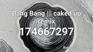 Roblox decal ids or spray paint code gears the gui (graphical user interface) feature in which you can spray paint in any surface such as a wall in the game bang ajr roblox radio id code working 2020 2021 youtube from i.ytimg.com. Bang Bang Caked Up Remix Roblox Id Roblox Music Code Youtube