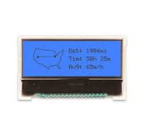 128x32 Graphic COG LCD | FSTN+ Display with Blue Backlight