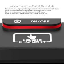 Miniprecio para este detector de humedad y temperatura de interiores de la marca digoo. Digoo Dg C1r Nf Brother Black Simplified Alarm Clock Touch Adjust Backlight With Date Temperature Humidity Display