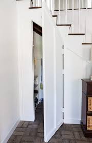 Here are a few ideas on stair materials How To Add A Closet With A Hidden Door Under A Staircase In 2020 Closet Under Stairs Door Under Stairs Hidden Rooms