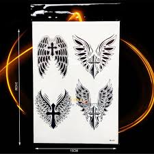Armband tattoo significance as the title indicate, are tattoos created on arms, which seem a gorgeous band. Cool Black Armband Gefalschte Tattoo Kreuz Flugel Feder Design Korper Ansatz Art Temporare Arm Tattoo Aufkleber Waperproof Bein Decals Hhb501 Stickers Best Stickers Stylestickers Penguin Aliexpress