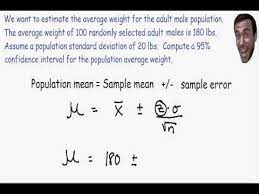 Confidence Intervals Statistics Youtube