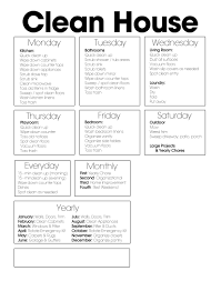 Cleaning Chart1 Jpg 3 300 4 200 Pixels Cleaning Chart Cleaning Schedule House Cleaning Checklist