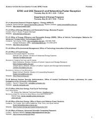 Event signs and promotional signage. Efrc And Doe Research And Networking Poster Reception