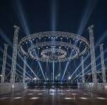 High Quality Outdoor Concert Stage Truss Curved Roof System Design Easy  Frame Spigot Bolt Aluminum Tuss