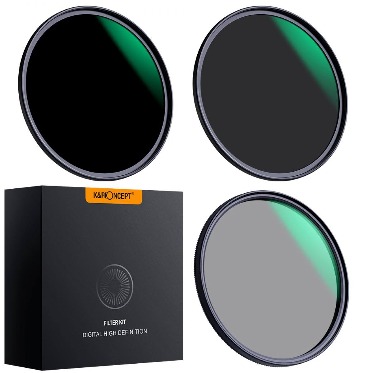 ND2-ND400 Variable ND Filter Neutral Density Filter for Camera Lens Ultra-Slim
