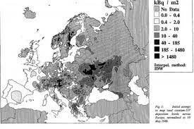 Note that the displayed rings are idealized; Chernobyl Radiation Map How Far Did Radiation From Chernobyl Travel Did It Affect Uk World News Express Co Uk