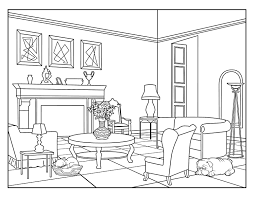 Use this iditarod word search and free printable worksheets to help students learn about this iconic dogsled race held annually in alaska. Living Room Around The House Coloring Pages For Adults 1 Etsy