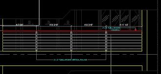 Feb 12, 2017 · bungalow architectural and interior layout plan dwg drawing file (2800 sq. Balcony Railing Elevation And Detail Cad Files Dwg Files Plans And Details