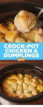 Crock Pot Chicken And Dumplings Resepipalingsedap Chicken Crockpot Recipes Chicken Crockpot Recipes Healthy Crockpot Recipes Easy