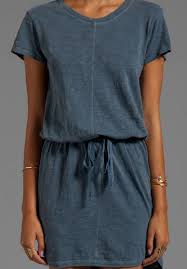 Slub Jersey Drawstring Dress By Wilt Jersey Dresses Casual Drawstring Dresses Fashion Clothes Women