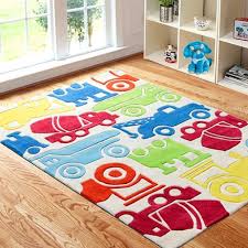 Kids Area Rug With Colorful Cars For Boys Playroom Kids Room Rug Kids Area Rugs Kids Playroom Rugs