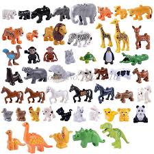 Legoing Duplo Animal In Blocks Animal Series Model Figures Big Building Block Educational Toys For Children Gift Legoin Animal Figures Lego Animals Kids Toys