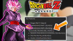 Beyond the epic battles, experience life in the dragon ball z world as you fight, fish, eat, and train with goku. Dbz Kakarot Goku Black Arc Potentially Leaked As Dlc 3 Youtube
