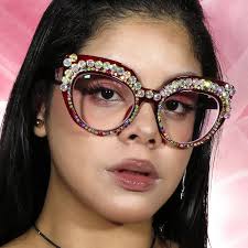 Floral Rectangle Simple Classic Retro Custom Engraving Eyeglasses