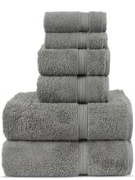 When used as a towel, they are soft, fluffy, and increasingly absorbent every time they are washed. Turkuoise Turkish Towel Premium Turkish Cotton Double Border Towel Set Eco Friendly Bath Towels Hand Towels Wash Clothes Classic Border Gray 6 Buy Online In Bahamas At Bahamas Desertcart Com Productid 156702985