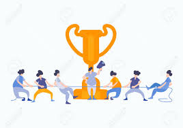Download in under 30 seconds. Competition Business Flat Illustration Concept Of People Playing Royalty Free Cliparts Vectors And Stock Illustration Image 136724561