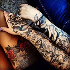 Holding Hands With Tattoo Sleeve Tattoos Tumblr Rose Tattoos Rose Tattoo Sleeve