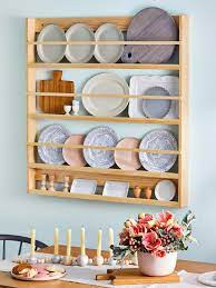 Create the top and the bottom of the console. Showcase Your Favorite Dishware With This Easy Diy Plate Rack Better Homes Gardens