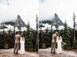Diablo Lake Elopement In The Rugged North Cascades Free People Wedding Dress Free People Wedding North Cascades