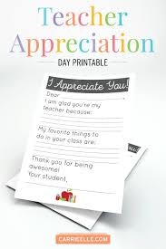 Today is teacher appreciation day, and if there has ever been a time when appreciation for teachers is sky high, it is now. Teacher Appreciation Day Printable Teacher Appreciation Letter Teacher Appreciation Teachers Day Gifts