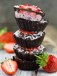 See more ideas about chocolate cups, desserts, dessert recipes. Strawberry Chocolate Dessert Cups Vegan Heaven