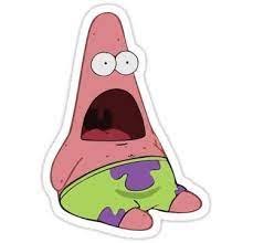 Patrick Mouth Open Sticker In 2020 Laptop Decal Stickers Meme Stickers Snapchat Stickers