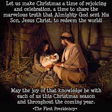 A Wonderful Christmas Message From The First Presidency Fear Not For Behold I Bring You Good Tidings Of Great Joy Which Shall Be To All People For 油画 画