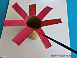 Learn how to make toilet roll stamp flowers, a fun and easy craft for kids this spring. Flower Craft For Kids Using A Toilet Paper Roll Crafty Morning