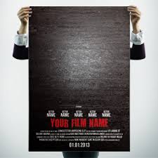 11 Movie Poster Psd Templates Samples Hollywood Films