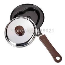 Aliexpress Com Koop 1 Stuks Koekenpan Gezonde Anti Aanbak Roestvrij Staal Steelpan Liefde Hart Vorm Mini Ei Metal Heart Stainless Steel Skillet Wood And Metal