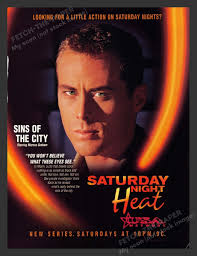Saturday Night Heat T.V. Show Marcus Graham Actor 1998 Print Advertisement  Ad