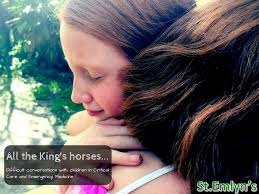 Difficult conversations with children in critical care