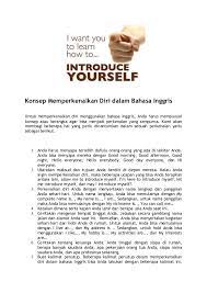 Perkenalan keluarga dalam bahasa inggris dan artinya. Konsep Memperkenalkan Diri Dalam Bahasa Inggris
