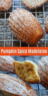 Pumpkin Spice Madeleines Madeleine Recipe Sweet Recipes Desserts Yummy Food Dessert