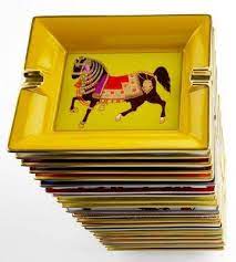 Being Red Old January 2009 Equestrian Decor Hermes Home Ashtrays