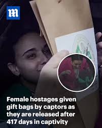 One of the women held up her hand to reveal she had lost two fingers during  the ordeal 💔 Read more: https://trib.al/8pbM9LW