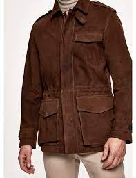 Saddle 8iz Nubuck Leather Jackets Leather Jacket